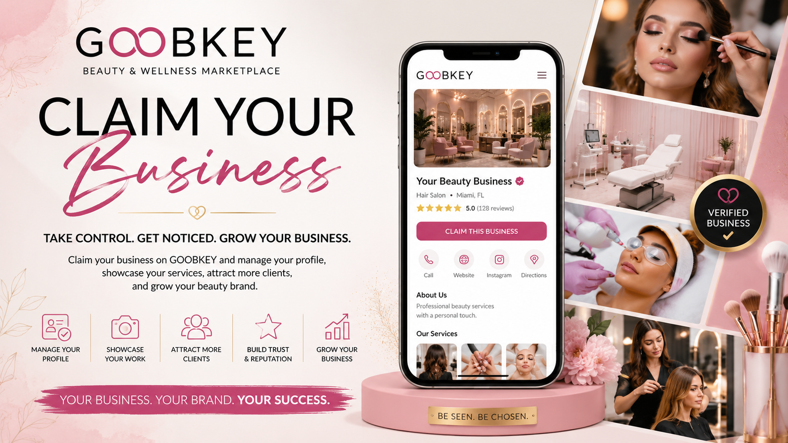 Claim Your Business on GOOBKEY: Take Control of Your Beauty Business Profile